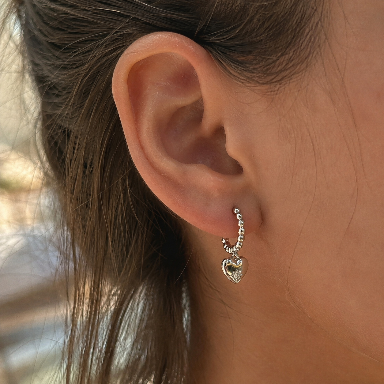 עגילי לב