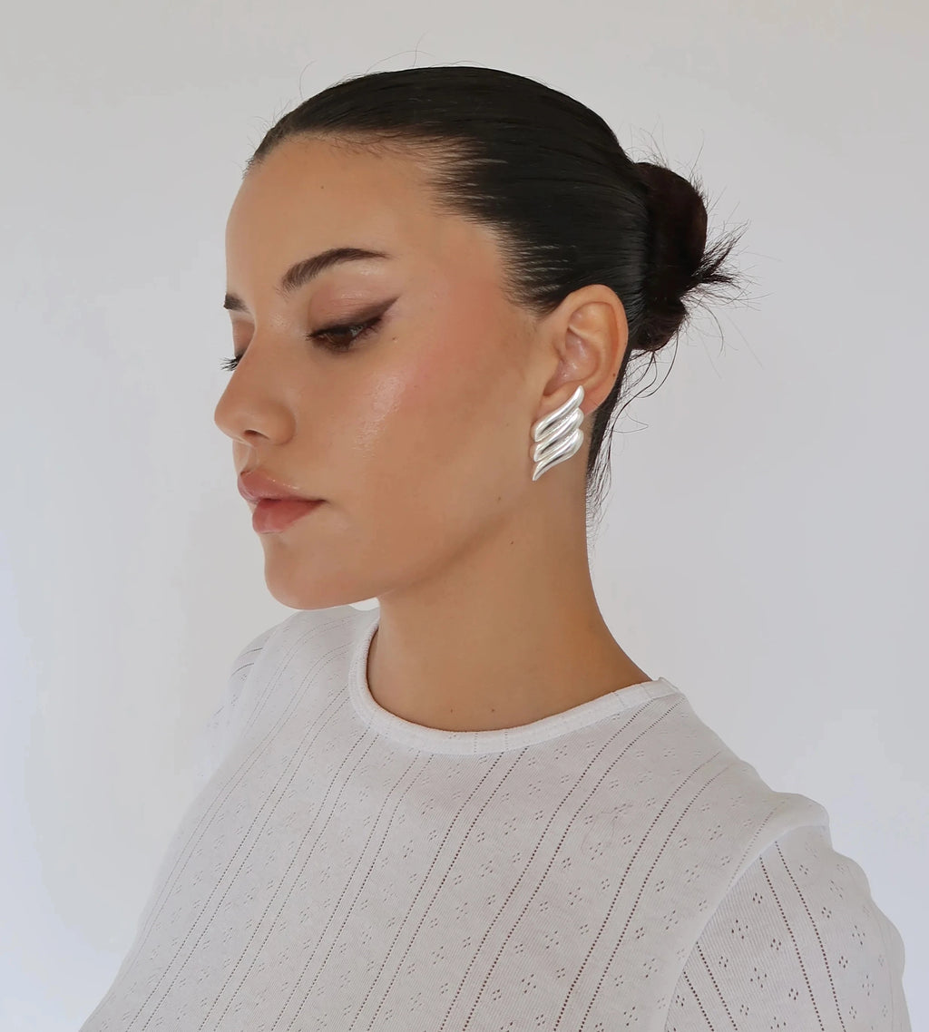 עגילי סטאד וינטג' עדינים