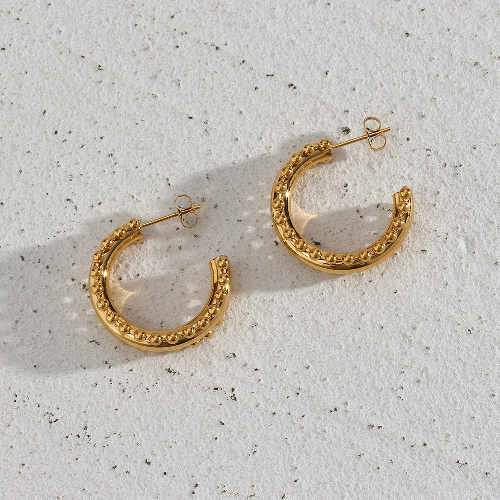 עגילי חישוק עבים