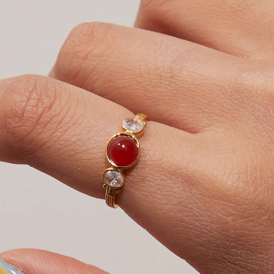 טבעת וינטג' גיאומטרית