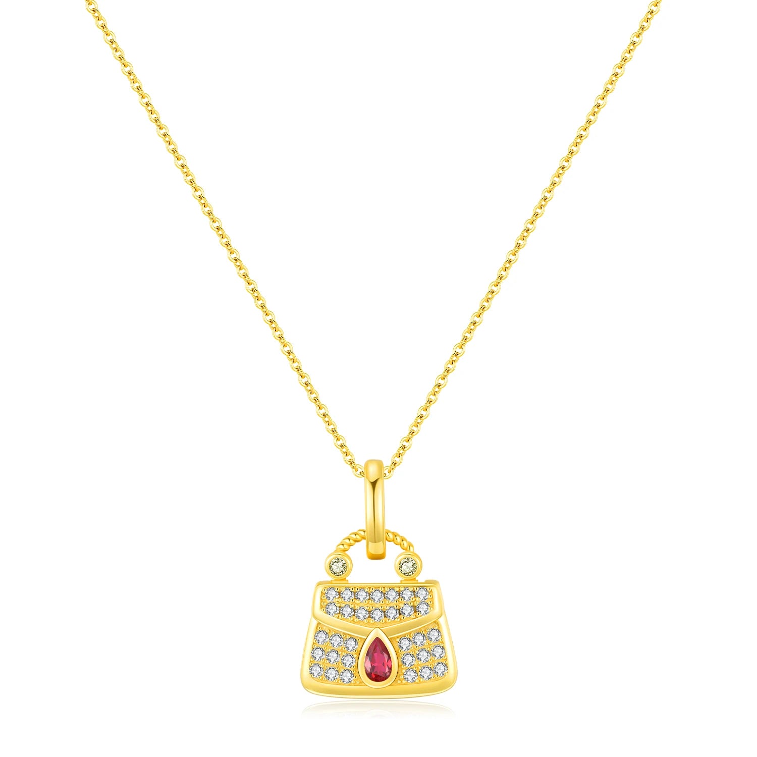 שרשרת גאומטרית עם זירקון