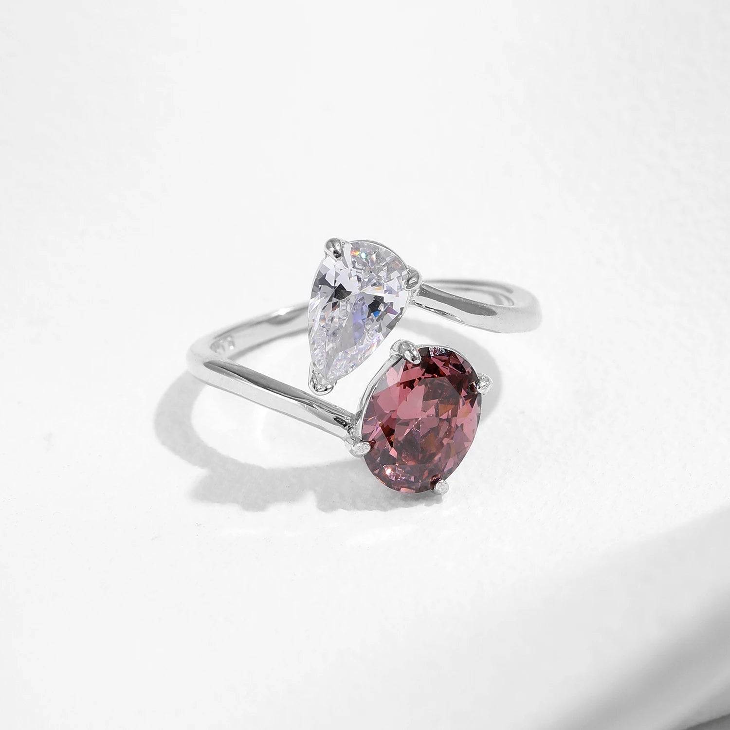 טבעת אוולינה זירקון