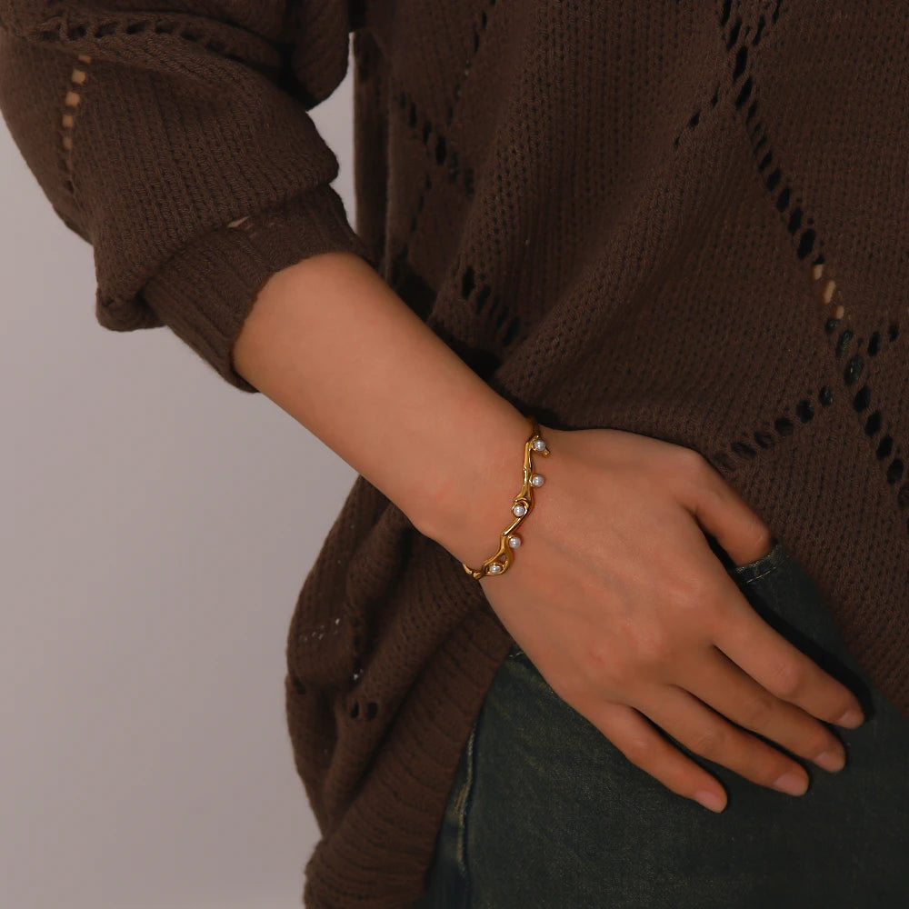 צמיד פנינה וינטג'