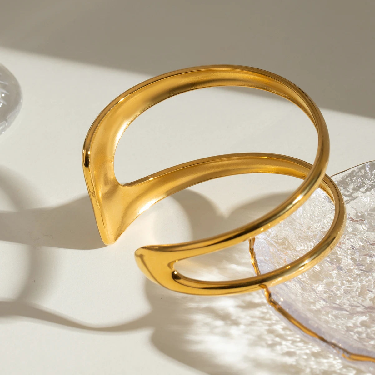 צמיד קווים כפולים