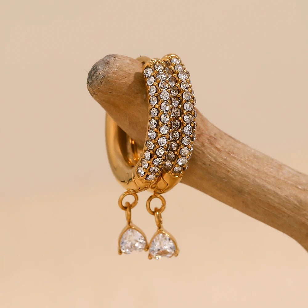 עגילי חישוק עגולים