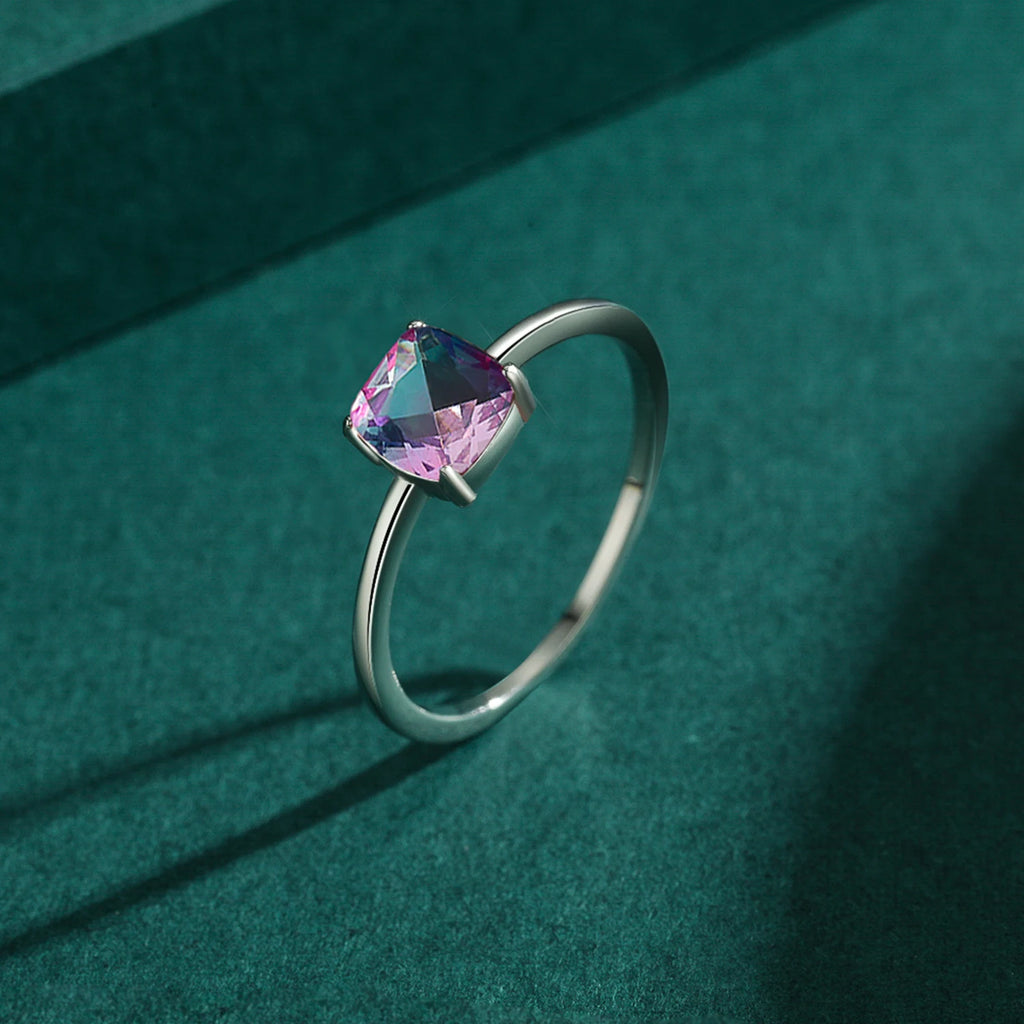 טבעת טורמלין מרובעת