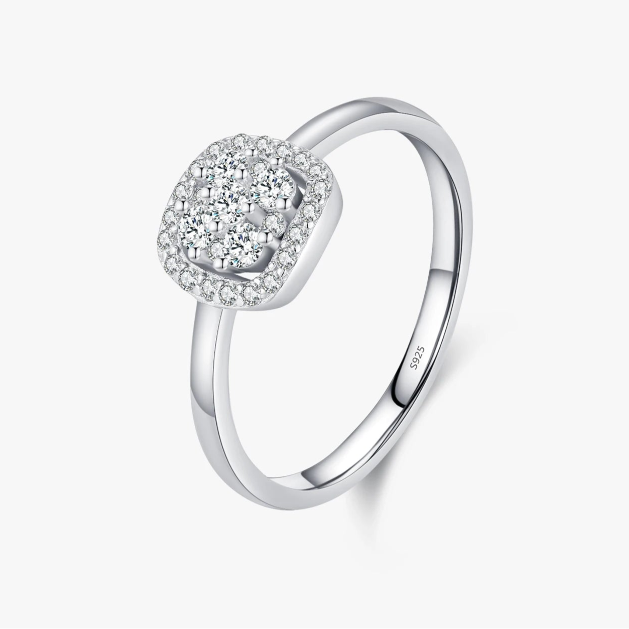 טבעת לוסייט קובייתית