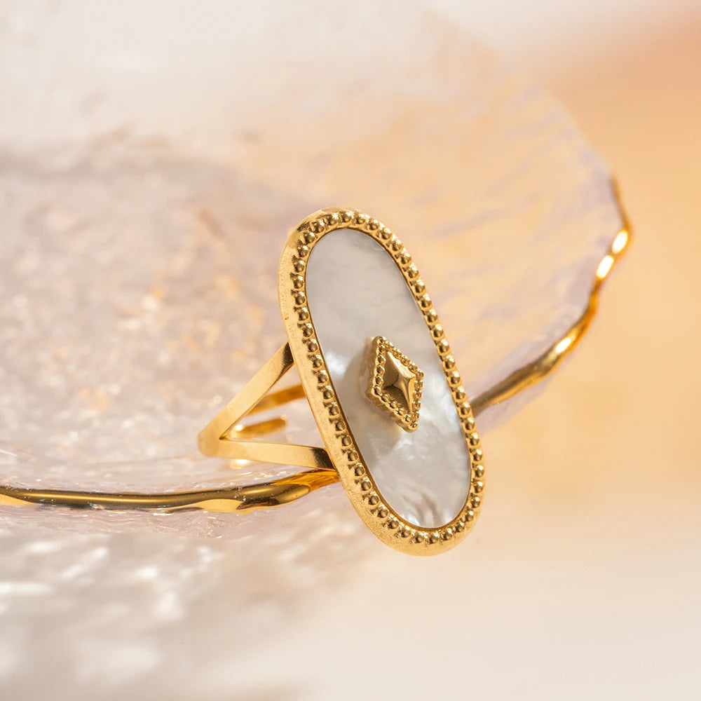 טבעת צדף קלאסית