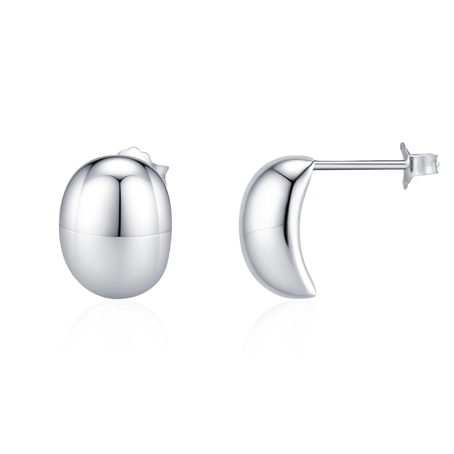 עגילי גיאו סילבר