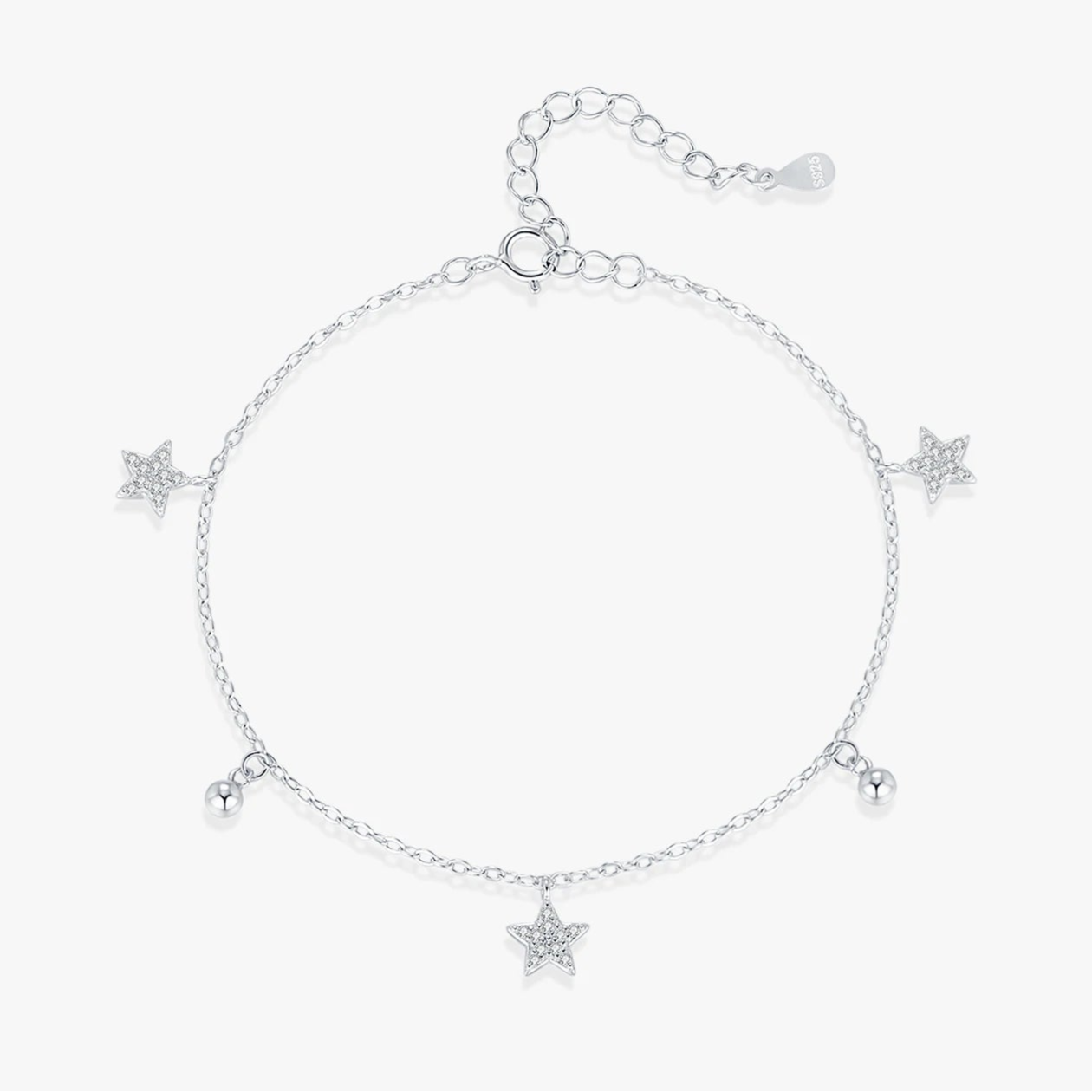 צמיד כוכב עם זירקון