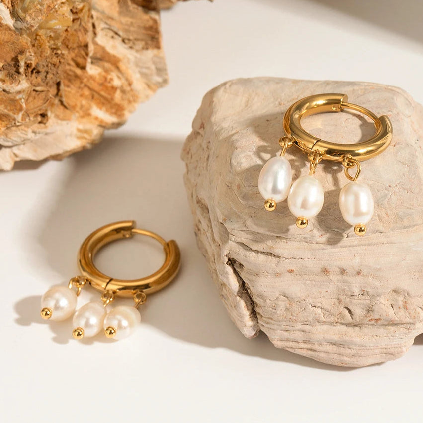 עגילי סטאד עגולים