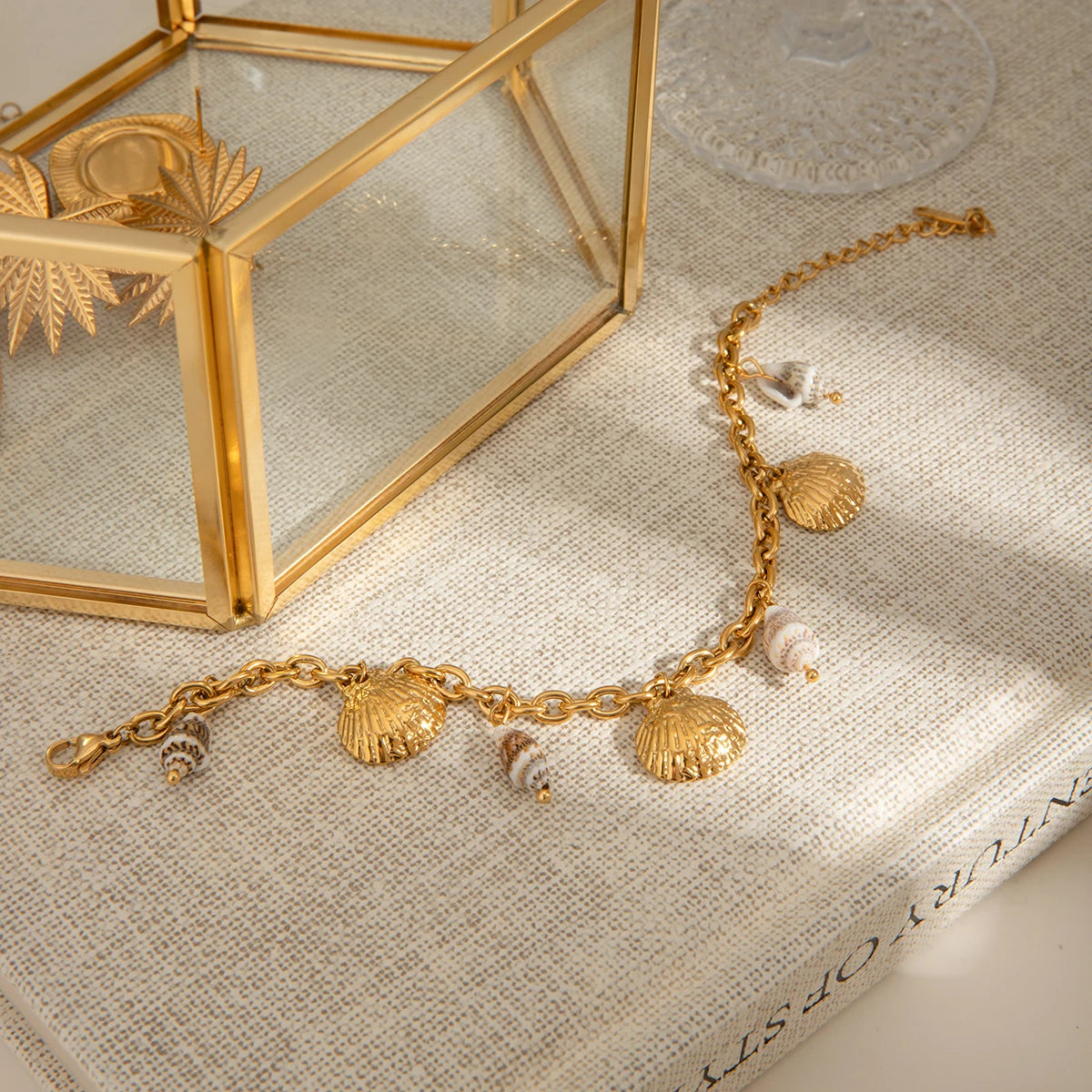 צמיד קונכייה וכוכב ים