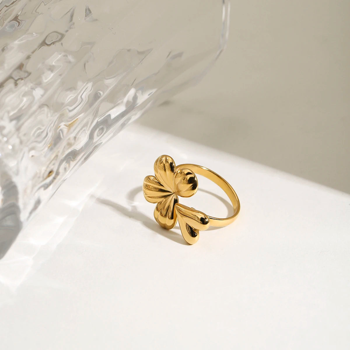 טבעת לב קלאסית