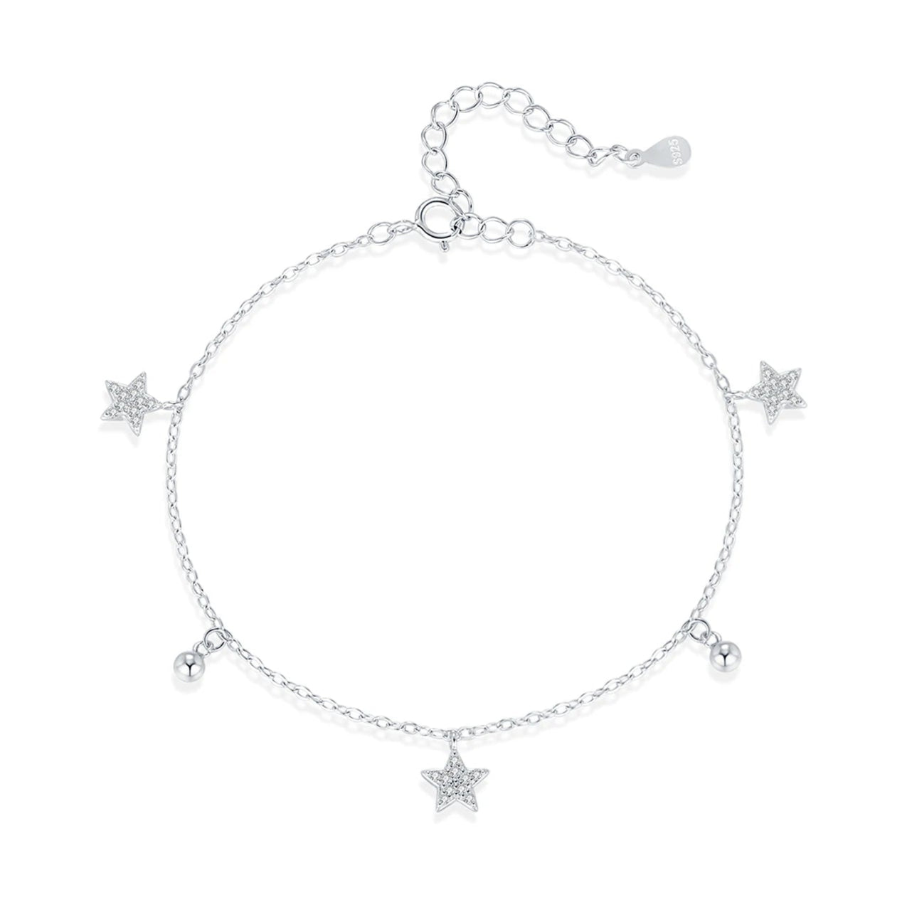 צמיד כוכב עם זירקון