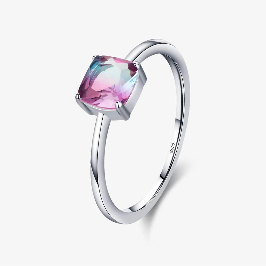 טבעת טורמלין מרובעת