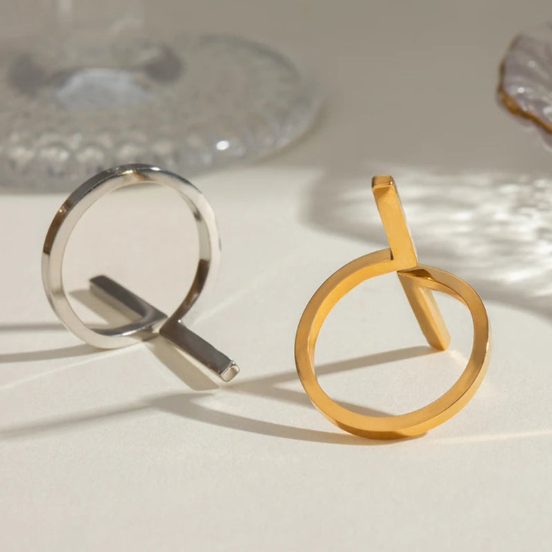 טבעת גיאומטרית מודגשת