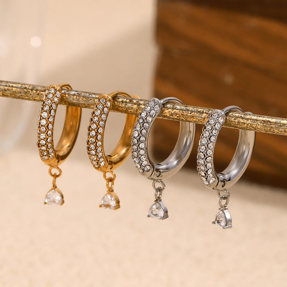 עגילי חישוק עגולים