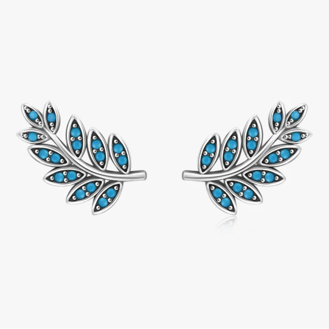 עגילי וינטה טורקיז