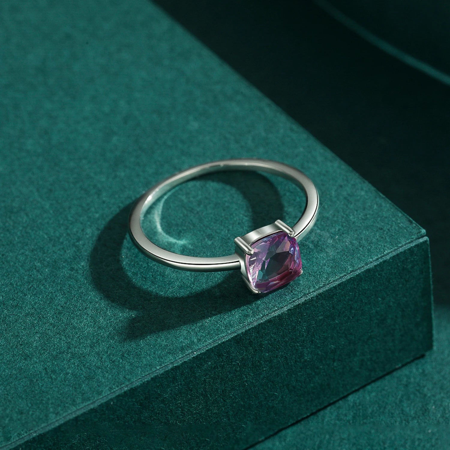 טבעת טורמלין מרובעת