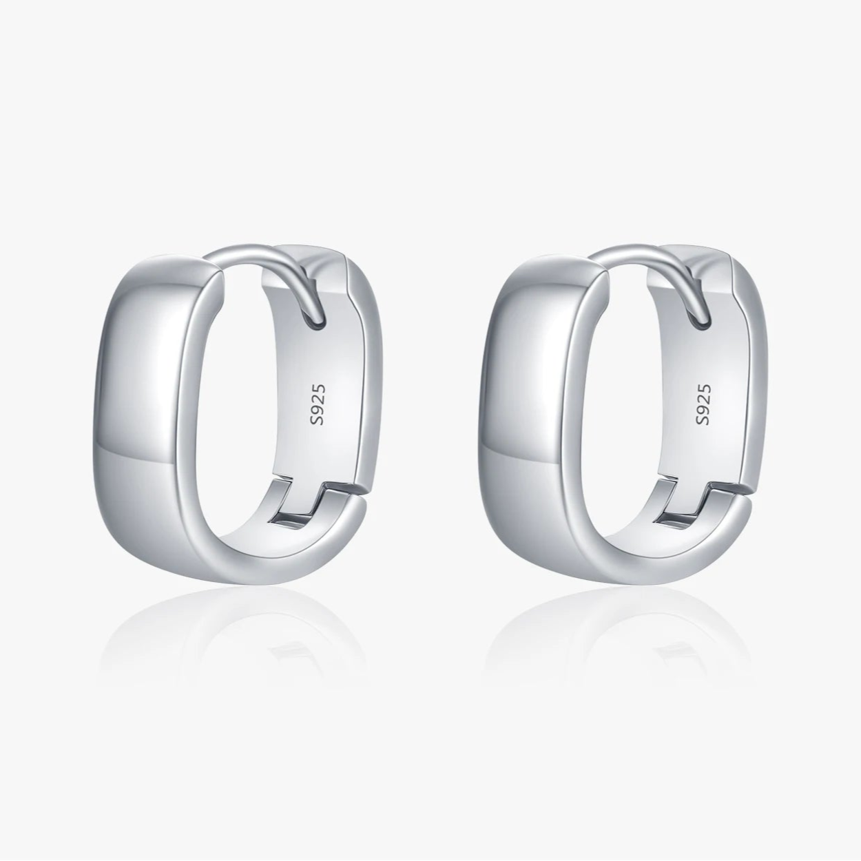 עגילי קלאסיקו סילבר