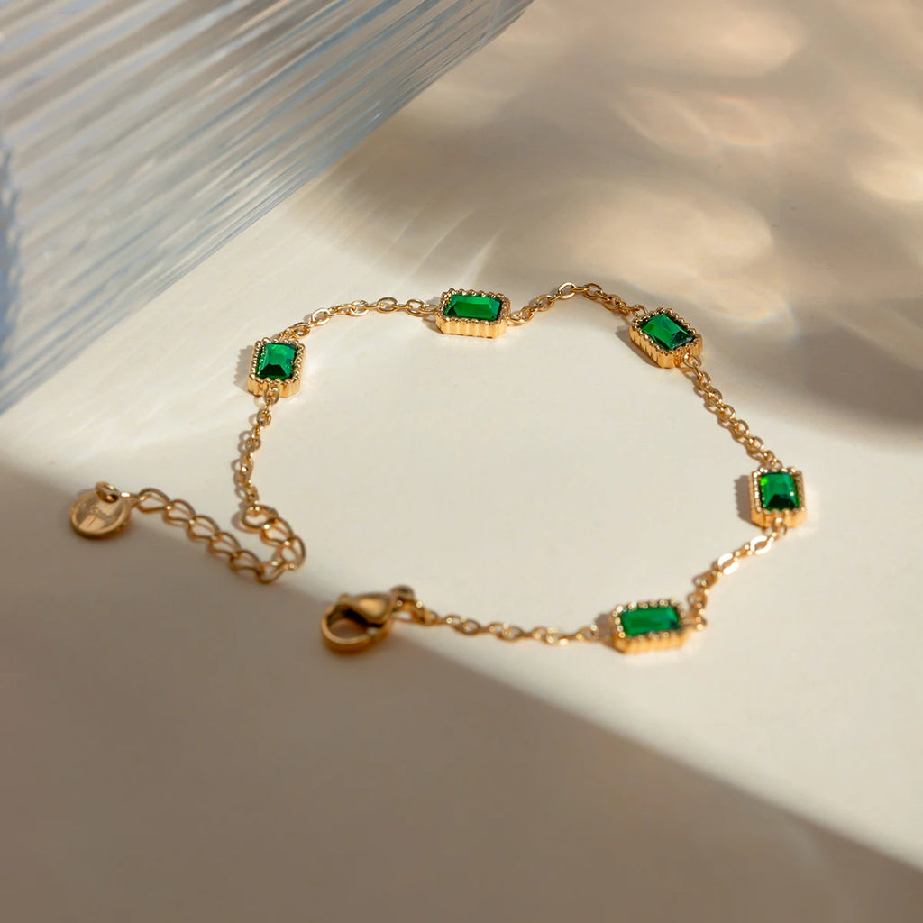 צמיד ריבועי זירקון