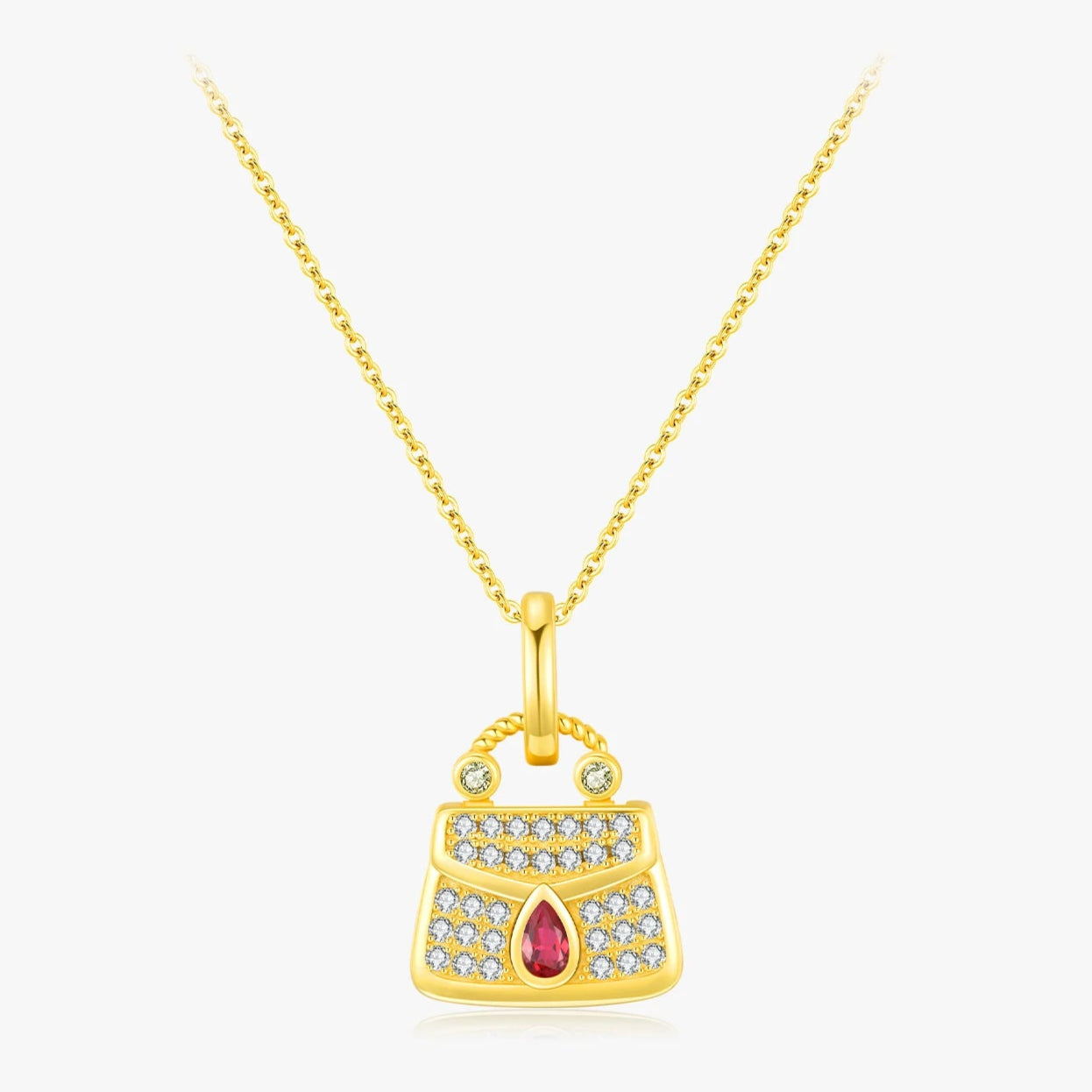 שרשרת גאומטרית עם זירקון