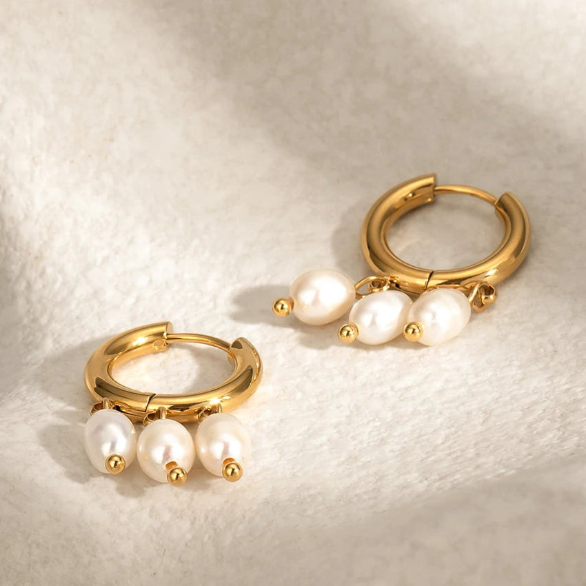 עגילי סטאד עגולים