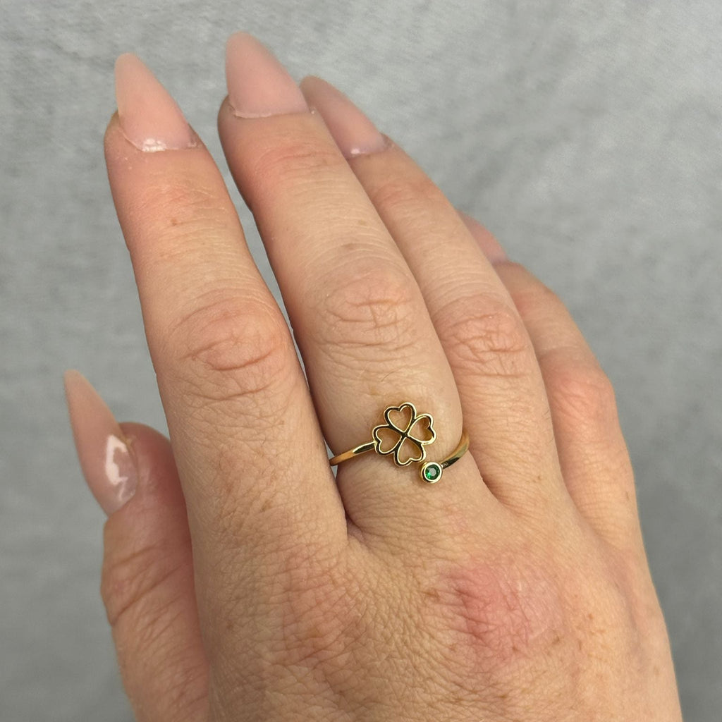 טבעת תלתן פתוחה